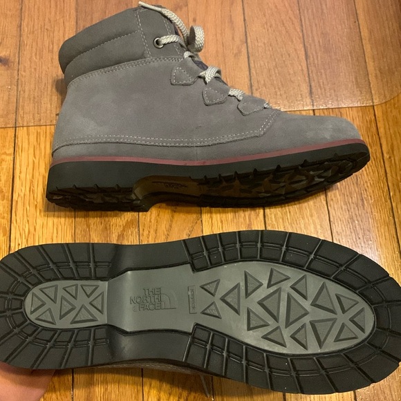 Gray Suede Boots - Picture 3 of 6